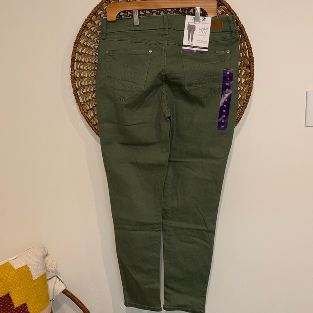Seven7 Women's Green Jeans